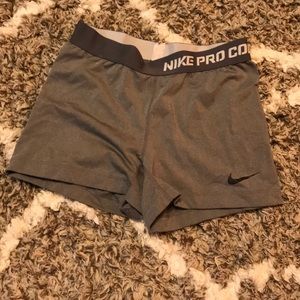 Gray Nike spandex